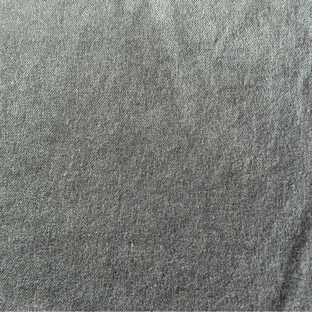 West Elm Unlined Velvet 2-Piece Curtain Set Charcoal Gray 100% Cotton 48x84 GUC